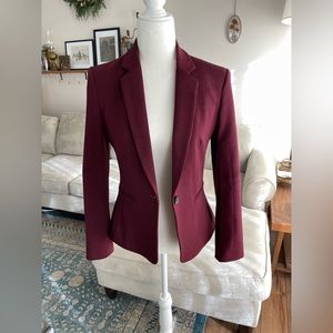 Express Dark Burgundy Blazer